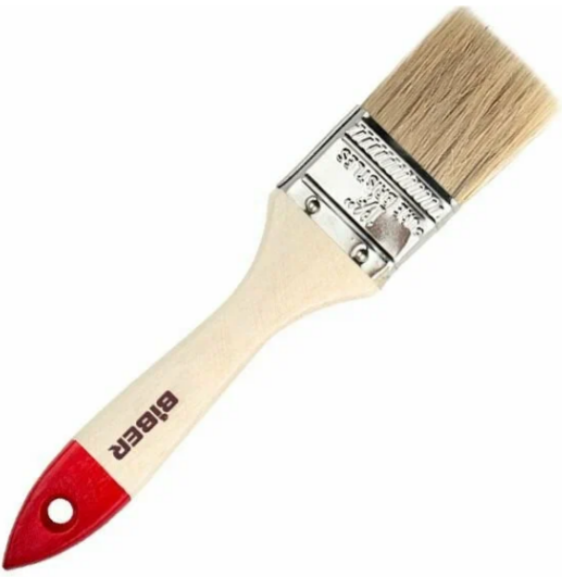 БИБЕР 31112 Кисть флейцевая 1,5" (38мм)